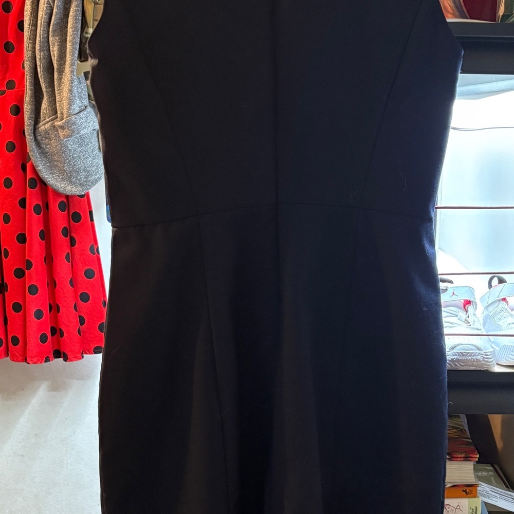 J. Crew Black Backless Dress